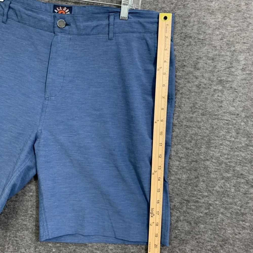 Faherty All Day Shorts Mens 38 Blue Performance Drawstring Outdoors Gorp 9